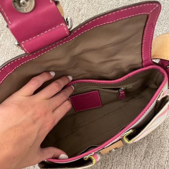 Multicolor Coach Shoulder Bag - Picture 5 of 5